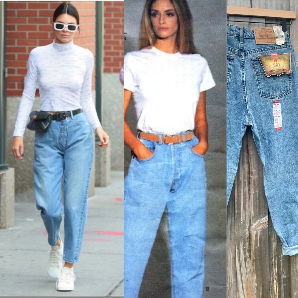 RARE 🎯NWT Vintage Levi’s 521 Tapered HighRise Mo…